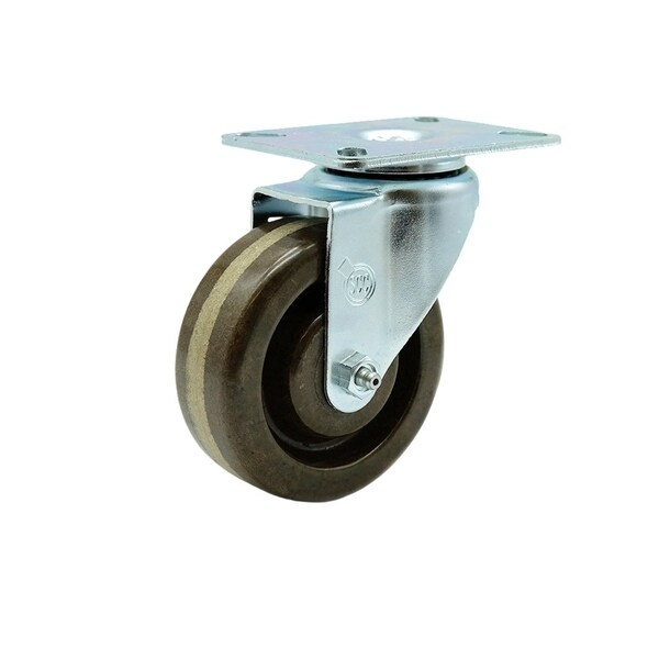 4'' High Temp Phenolic Wheel Swivel Top Plate Caster